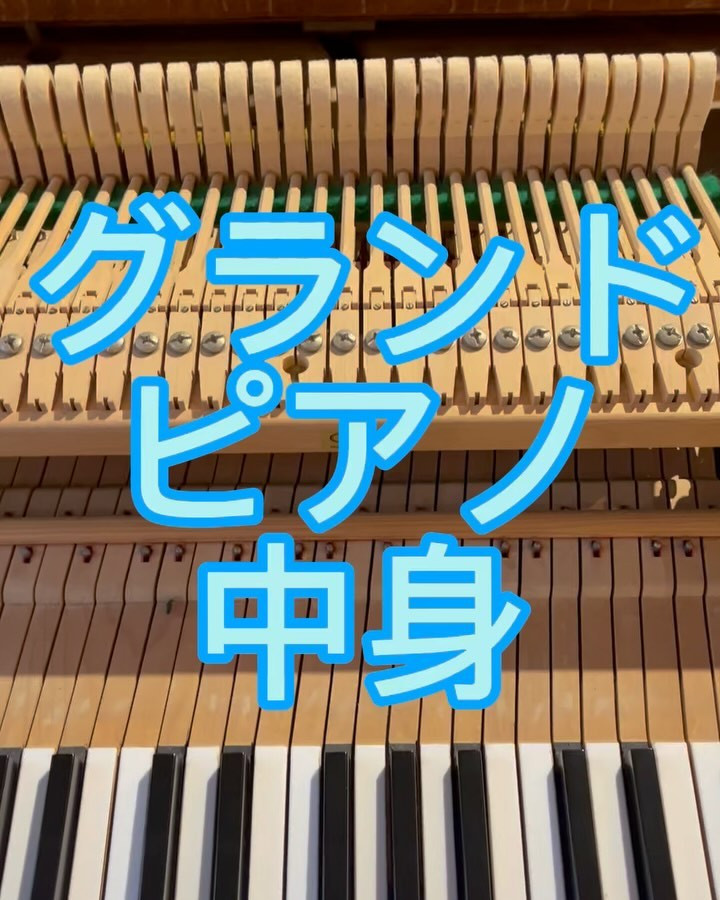 グランドピアノの内部を出してみた ブログ 名古屋のピアノならグランドミュージックピアノ株式会社