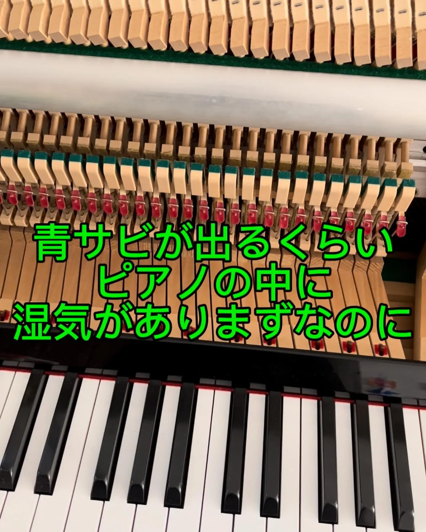 なぜかココだけサビ発生