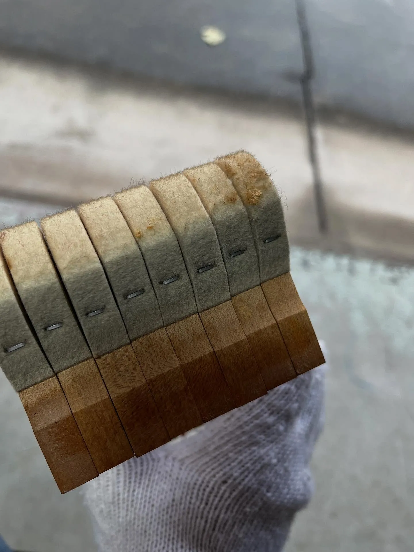 【修理】ピアノのハンマー整形とクリーニング