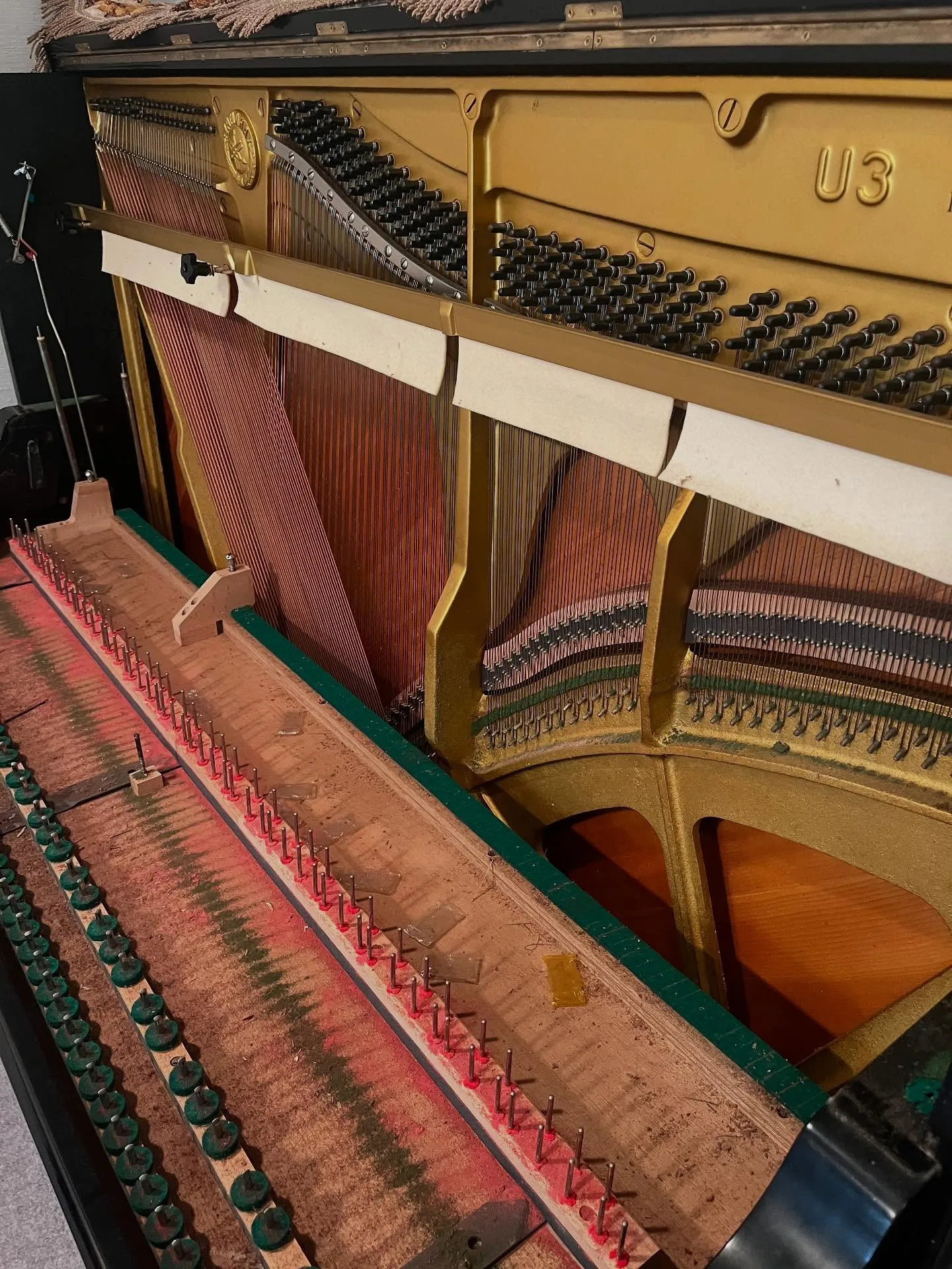 【久々のピアノ調律】何十年も調律されていないピアノ