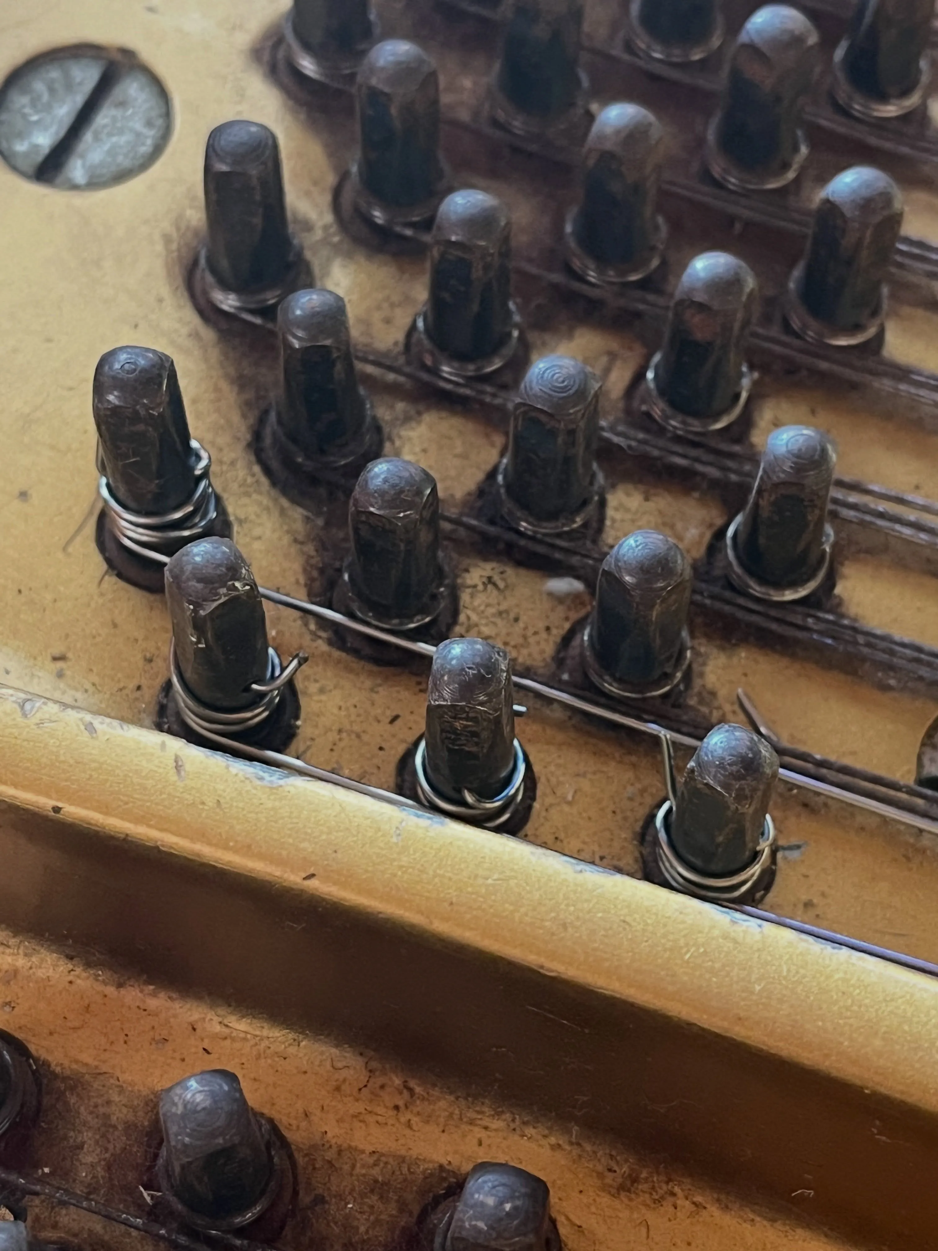 「ピアノの弦、ただ巻けばいいわけではありません。