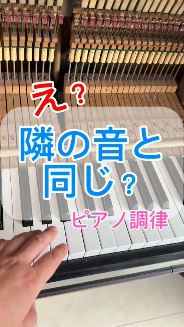 【ピアノ調律】半音以上音の狂ったピアノ！長年調律のされていな...