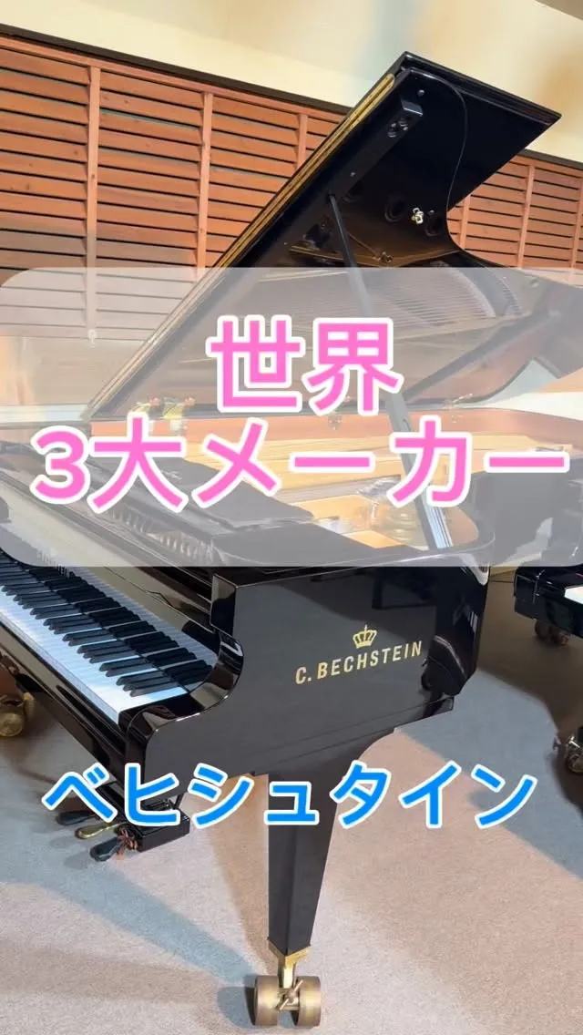 【ベヒシュタイン】世界三大メーカーの研修を受けさせて頂きまし...